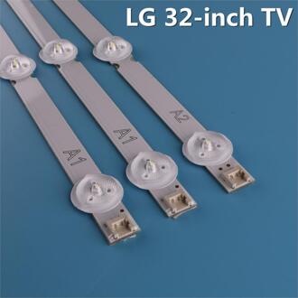 3 Pcs (2A1 * 7LED, 1A2 * 8LED) led Backlight Bar Voor Lg 32 "ROW2.1 Rev 0.9 A1/A2-Type Tv LC320DXE 6916L-1295A 1296A 32LN575s LC320DXE-SG
