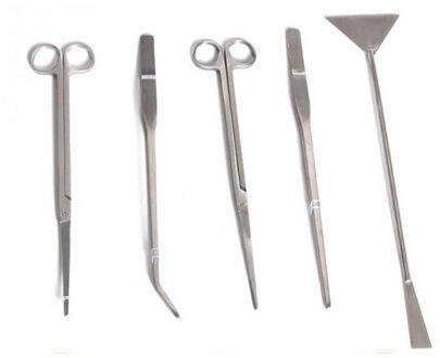 3 Pcs/5 Pcs Aquarium Onderhoud Gereedschap Pincet Schaar Voor Verse Levende Planten Aquarium Fish Dierbenodigdheden Onderhoud Gereedschap