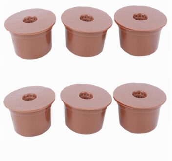 3 pcs/6 pcs Koffiezetapparaat Herbruikbare 8g Capaciteit Capsule Koffiekopje Filter Voor Caffitaly Capsule Koffiezetapparaat Koffiefilters pruim