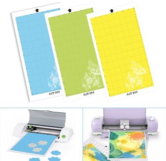3 Pcs 8 "X 12" Vervanging Snijden Mat Met Tacky Oppervlak Beweegbare Pad Voor Arts & Crafts Projecten & Elektronische Snijgereedschap