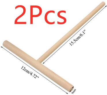 3 Pcs Chinese Specialiteit Maker Pannenkoek Beslag Houten Strooier Stok Thuis Keuken Tool Diy Restaurant Kantine Speciaal Levert 2stk