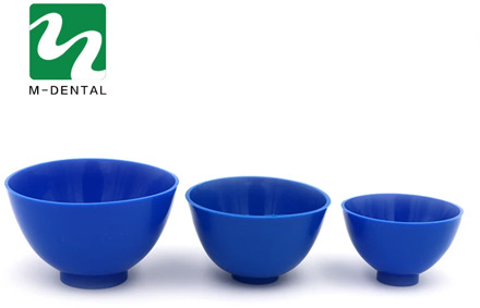 3 PCS Dental Rubber Mixing Bowl Plastic Lab Silicon Bowl For Oral Hygiene Tool
