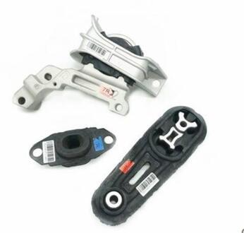 3 Pcs Engine Trans Motor Mount Voor Nissan Sylphy Sentra Fulsar B17 12-18 1.6L, juke Tidda 11-18 1.6L, 11210-1KA0A, 11360-1KA0A