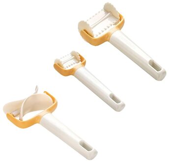 3 PCS Fondant Cake Bakkerij Gereedschap Rolling Biscuit Ravioli Cutter Plastic Icing Spatel Cookie Ronde Rolling Biscuit Snijden CT1131