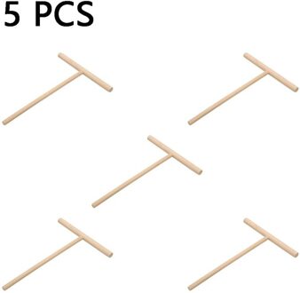 3 Pcs Food Grade Hout Crêpe Pannenkoek Beslag Houten Strooier Stok Thuis Keuken Gadgets Diy Bakken Koken Cake Gereedschap 5 stk