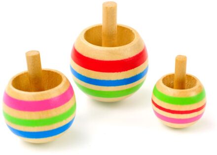 3 Pcs Hout Flip Over Top Tippie Top Spinning Top Magic Speelgoed Kinderen Speelgoed Jongens Favor