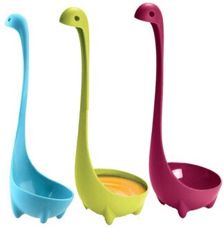 3 PCS Keuken Benodigdheden Dinosaurus Lepels Soep Loch Ness Pollepel Lange Handvat Lepel
