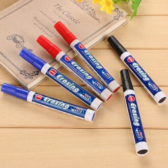 3 Pcs Leuke Kawaii Gekleurde Whiteboard Pen Veiligheid Uitwisbare Markers Voor Tekening Kids Koreaanse Briefpapier Kantoor Schoolbenodigdheden mengen of 3 kleur