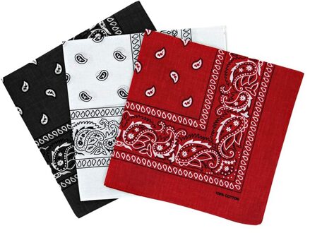 3 Pcs Mode Hip Hop Printing Zakdoek Bandana Mannen Vrouwen Sport Bandana Sjaal Dubbelzijdig Hoofd Wrap Sjaals Hoofddeksels