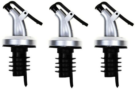 3 Pcs Olijfolie Spuit Liquor Dispenser Lock Wijn Pourers Flip Top Drink Wijn Stopper Lekvrije Nozzle Keuken gereedschap Stopper 3 stk