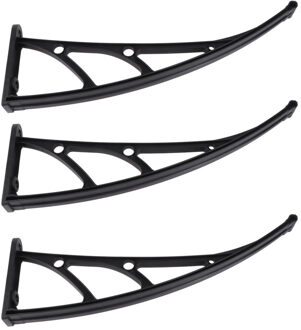 3 Pcs Outdoor Balkon Luifel Ondersteuning Regenhoes Beugel Stevig Luifel Houder