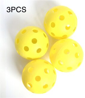 3 Pcs Outdoor Praktijk Uit Accessoires Sport Duurzaam Lichtgewicht Ronde Vorm Training Fun Pickleball Set Luchtstroom