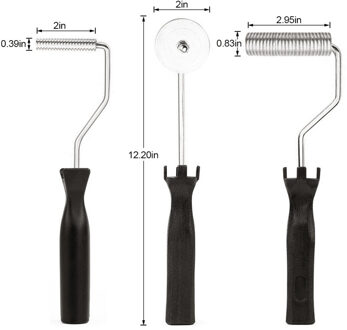 3 Pcs Paddle Roller Kit Bubble Glasvezel Lamineren Voor Mold Resin Composiet Bad Reparatie HYD88