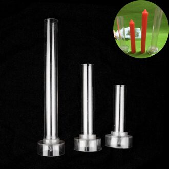 3 Pcs Plastic Kerk Top Kaars Mould Mold Kaars Model Voor Diy Kaars Maken Opvallende Decoratieve Gekleurde kaarsen