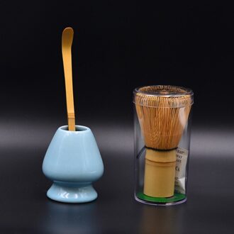 3 Pcs Retro Bamboe Matcha Thee Whisk Set Voor Japanse Theeceremonie 01