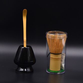 3 Pcs Retro Bamboe Matcha Thee Whisk Set Voor Japanse Theeceremonie 02