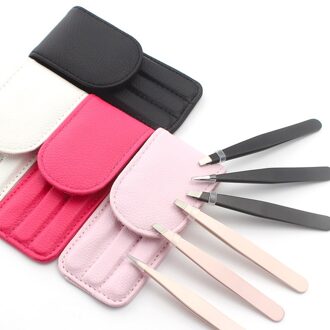 3 Pcs Set Wenkbrauw Pincet Haar Schoonheid Remover Professionele Schuine Rvs KG66