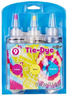 3 Pcs Tie Dye Kit Stof Textiel Een Stap Tie-Dye Kit 3 Kleuren Diy Veilig Kleurstoffen Fun Diy kleurrijke Kleding Tie Dye Kit Pigment Set G1