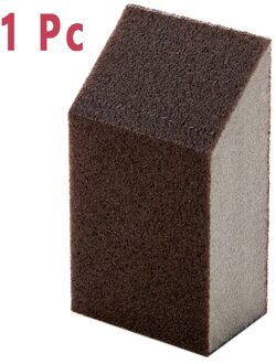 3 Pcs Trapezium Aluminiumoxide Schuurlinnen Spons Roest Decontaminatie Schone Borstel Kom Wassen Pot Magic Brush Huishoudelijke Keuken Producten 1 stk