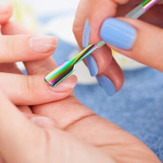 3 Pcs Trimmer Nail Gereedschap Cuticle Pusher Lepel Rvs Gel Polish Verwijderen Trimmer Dode Huid Slijpen Staaf Manicure Tool 5 2ps