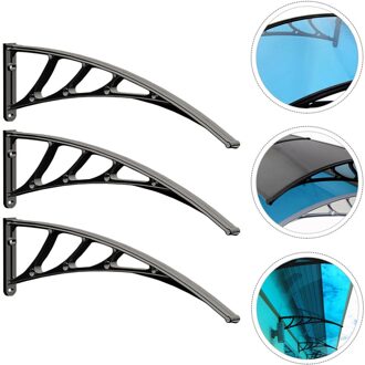 3 Pcs Venster Luifel Houder Zonnescherm Bevestigingsbeugel En Stalen Beugel