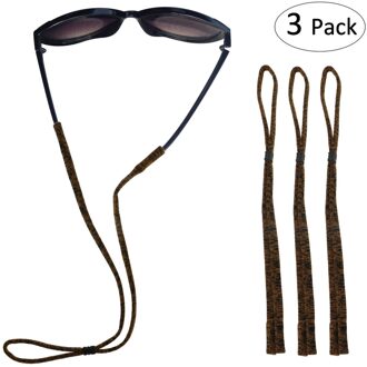 3 Pcs Verstelbare Bril Touw Ketting Sport Bril Koord Brillen Houder Eyewear Cord Neck Strap Lanyard Bril Riem Accessoires