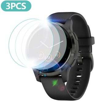 3 Pcs Volledige Cover Film Gehard Glas Screen Protector Voor Garmin Vivoactive 4S Horloge Screen Protectors Smart Polsband Accessorie