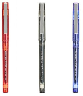 3 Pcs Zwart Blauw Rood Kleur Roller Pen 0.5 Mm Balpen Gel Pennen Voor Handtekening Briefpapier Kantoor Gereedschap Schoolbenodigdheden EB657 3 kleur mengen