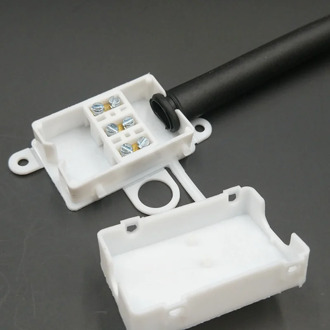 3 Pin Way Electrical Cable Wire Connector Junction Box 10A 250V Waterproof Electrical Connect Splice 3 Pins Power Connectors