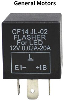 3 Pins Auto Flasher Relais Motorfiets Led 12V Universele Elektronische Verstelbare Freauency Led Richtingaanwijzer Blinker