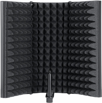 3 Plate Foldable Recording Microphone Wind Screen Board Sound-absorbing Cover Microphone Sound Insolation Shield Screen Sound