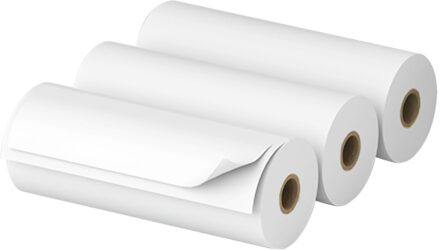 3 Rolls Peripage Label Thermisch Papier Sticker Zelfklevende Label Papier Voor Peripage A9/A9 Pro/A9 max 50X75Mm 50 Sheets/Roll