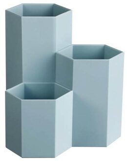 3 Roosters Cosmetische Borstel Doos Tafel Organizer Make Nagellak Cosmetische Houder Dozen Sieraden Display Rack Gereedschap Kits meer blauw