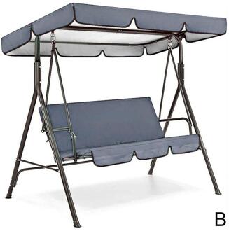 3 Seat Swing Luifels Zitkussen Cover Set Patio Swing Vervanging Stoel Cover Swing Waterdicht Tuin Set Hangmat U9C5 geel