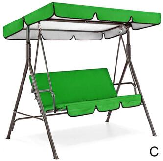 3 Seat Swing Luifels Zitkussen Cover Set Patio Swing Vervanging Stoel Cover Swing Waterdicht Tuin Set Hangmat U9C5 rood
