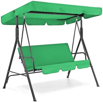3 Seat Tuin Schommel Stoel Luifel Cover Shade Sail Waterdicht Uv-bestendig Outdoor Binnenplaats Hangmat Tent Swing Top Cover Geen vervagen groen