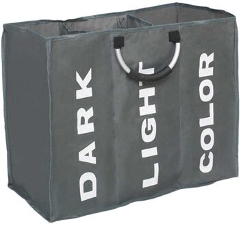 3 Sectie Opvouwbare Waterdichte Wasmand Met Handvatten Oxford Wassen Kleding Huishoudelijke Multifunctionele Opbergtas 1