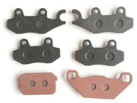 3 Set 6 Stuks Voor En Achter Remblokken Voor Kazuma Jaguar 500 500CC Atv Utv