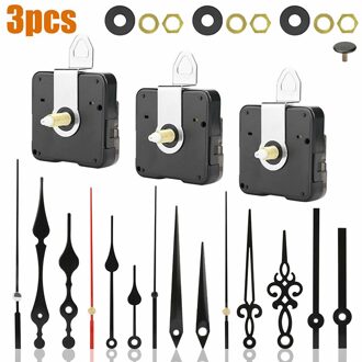3 Set Vervanging Horloge Set Combinatie Handen Pointer Diy Wandklok Beweging Mechanisme Reparatie Beweging Gereedschappen Kits Accessoires