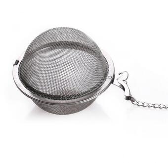 3 Size Optioneel Roestvrij Staal Kruiden Bal Zeef Mesh Effen Spice Residu Filter Thee-ei Gereedschap Keuken Accessoires 5cm