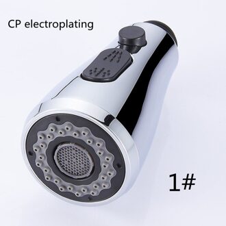 3 Soorten Keukenkraan Trek Onderdelen Kraan Douchekop Nozzle Tuiten Huishoudelijke Accessoires 3 Functies Opgeschort Electroplating CP