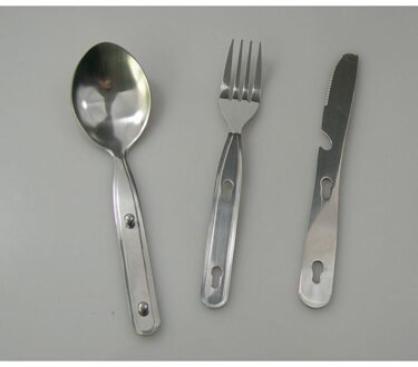 3 st Rvs Chaw set grote lepel/diner set/cutterly set