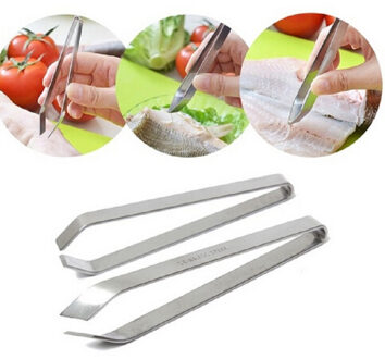3 Stijl Roestvrij Staal Varken Tondeuse Trek De Kip Visgraten Haar Clip Pincet Ontharing Tangen Keuken Gereedschap 1Pc