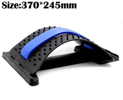 3 Stijlen Back Massager Brancard Fitness Massage Apparatuur Stretch Ontspannen Lendensteun Wervelkolom Pijnbestrijding Chiropractie Blauw