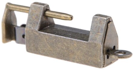 3 Stijlen Metalen Ijzer Legering Chinese Vintage Antiek Brons Ingetoetst Hangslot Retro Combinatie Wachtwoord Slot Sieraden Hangslot Goud