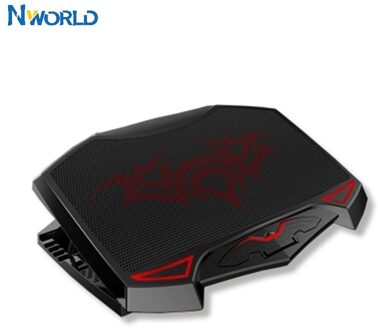 3 stille Ventilatoren USB Powered Verstelbare Mounts Stand Voor Laptop Cooling Pad Voor Laptop PC 10 ''-17'', laptop Koeler