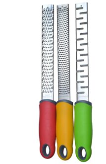 3 stks Drie verschillende Blades Roestvrij Microplane Kaas/Citroen/Chocolade Rasp, Citroen Zester,