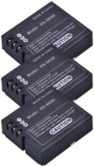 3 stks DS-SD20 SD20 DS SD20 Batterijen voor AEE MagiCAM SD18 SD19 SD20 SD21 SD22 SD23 SD30 Rollei 3 s actie Sport Camera