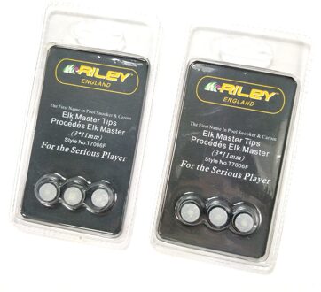 3 stks/pak 11mm snooker cue tips Professionele Zwembad tips Biljart accessoires