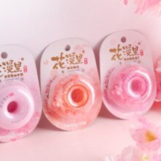3 Stks/pak Bloemen Donut Cartoon Praktische Correctie Tape Relatiegeschenk Briefpapier Studentenprijs School Office Supply
